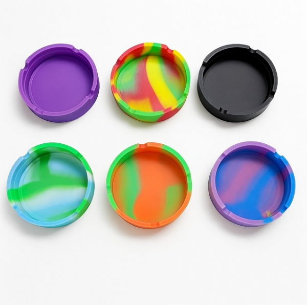 Cinzeiro De Silicone Redondo